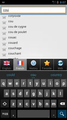 French best dict android App screenshot 6